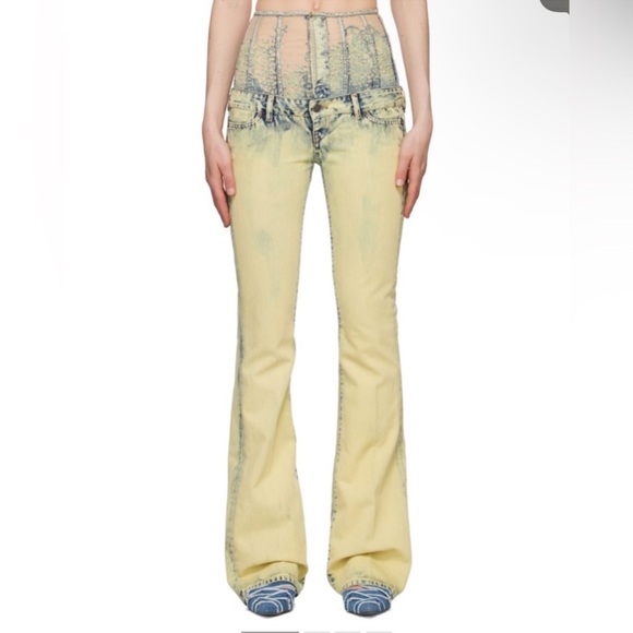 DIESEL 1969 Corset Lace Denim Jean - Picture 1 of 2